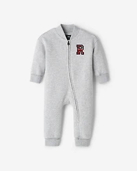 Baby Plaid Applique Romper