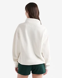 Chandail à col glissière décontracté Cooper en coton bio