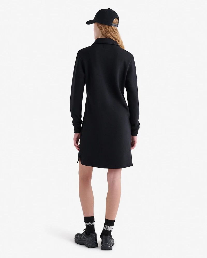 Robe polo à manches longues en coton bio Cooper