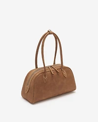 Sac à main style bowling en cuir Tribe