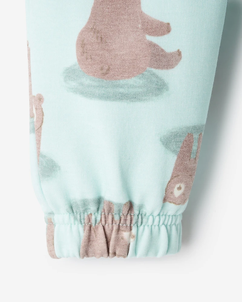 Pantalon en molleton douillet Ours pour bébés