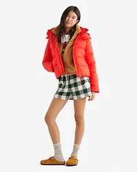 Womens Plaid Pajama Short