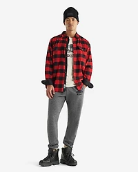Mens Cooper Plaid Fill T-Shirt