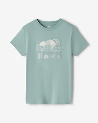 T-shirt à carreaux Cooper pour femmes