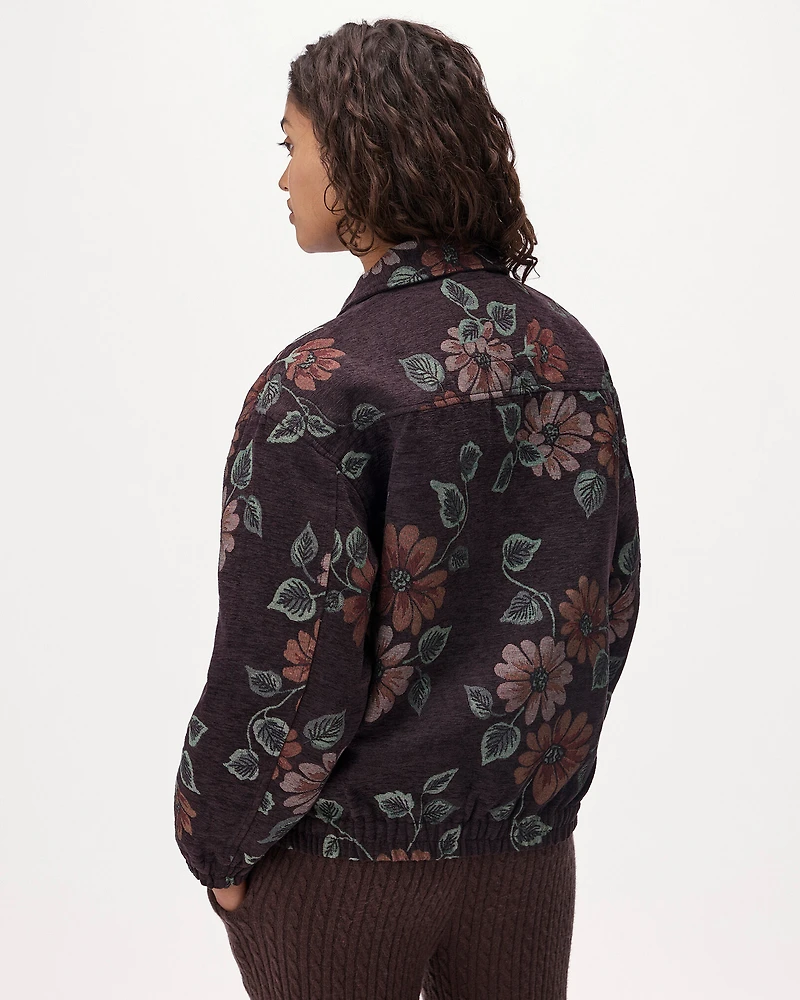 Blouson Jacquard floral