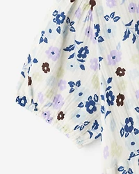 Isla Cotton Gauze Tea Dress