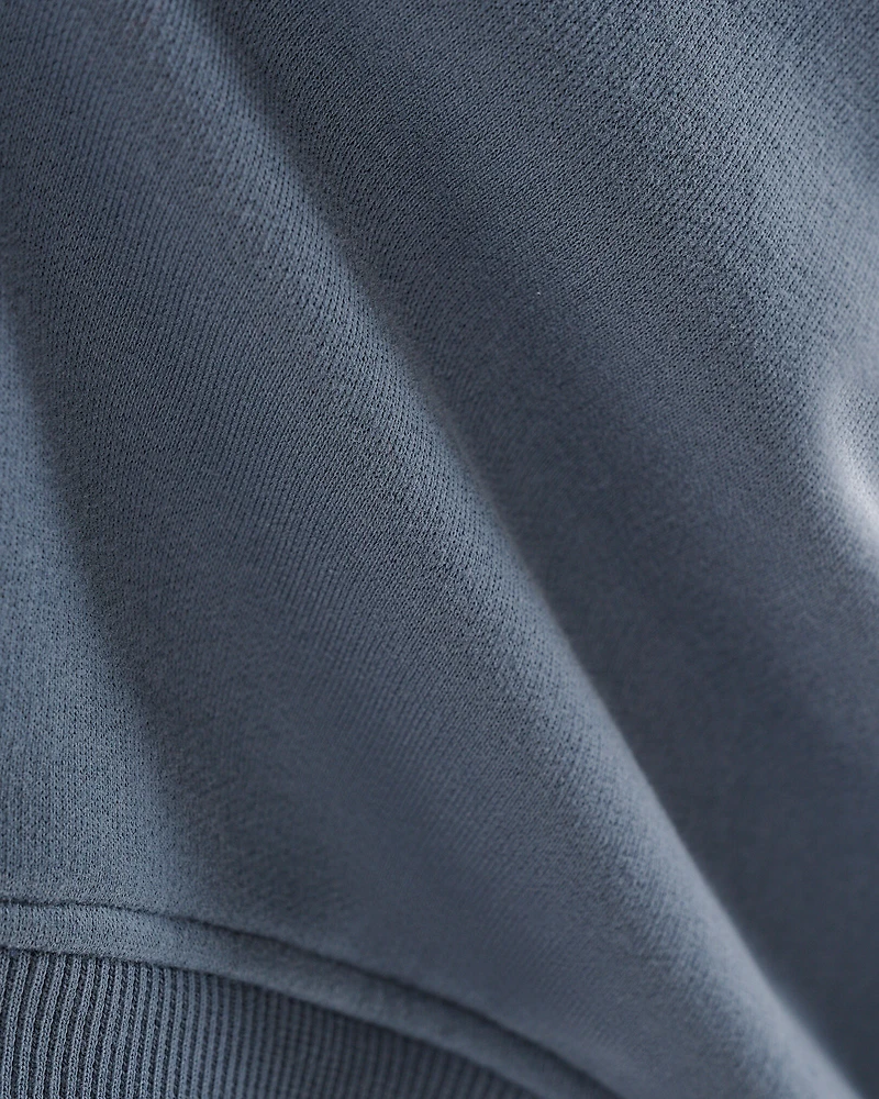 Summer Cloud Cropped Full Zip Hoodie