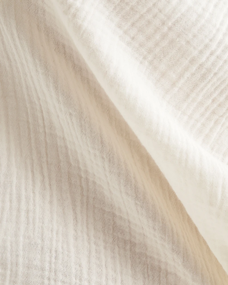 Pantalon à jambe large en coton Isla