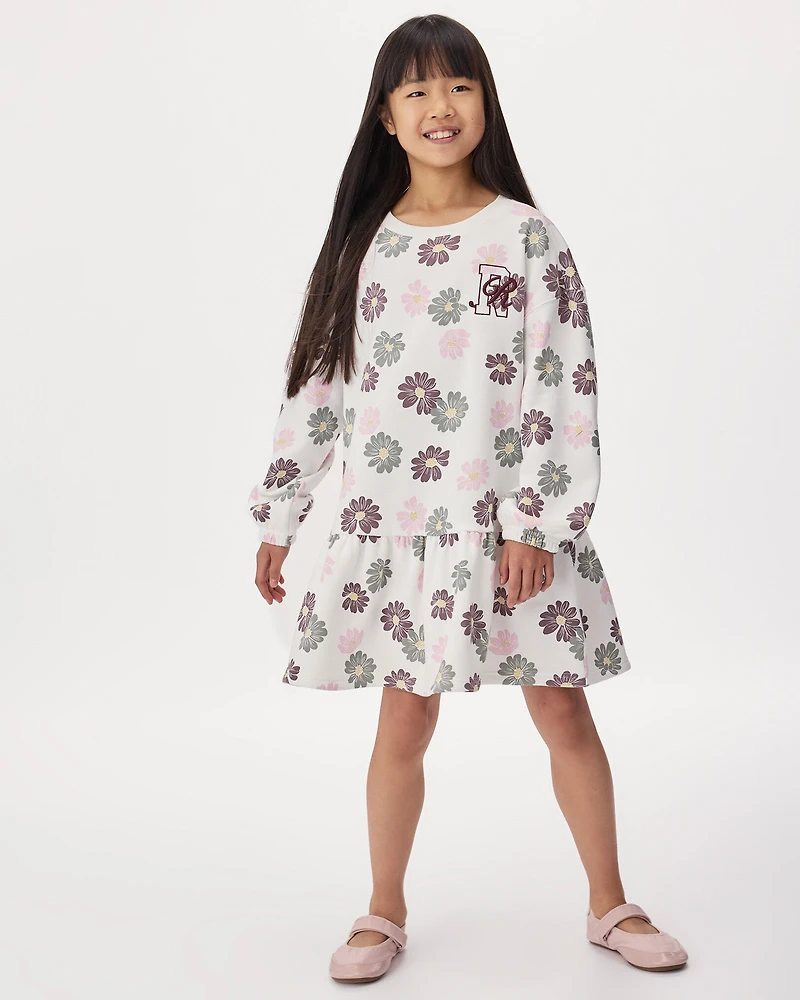 Robe à motif floral Roots Academy pour fille