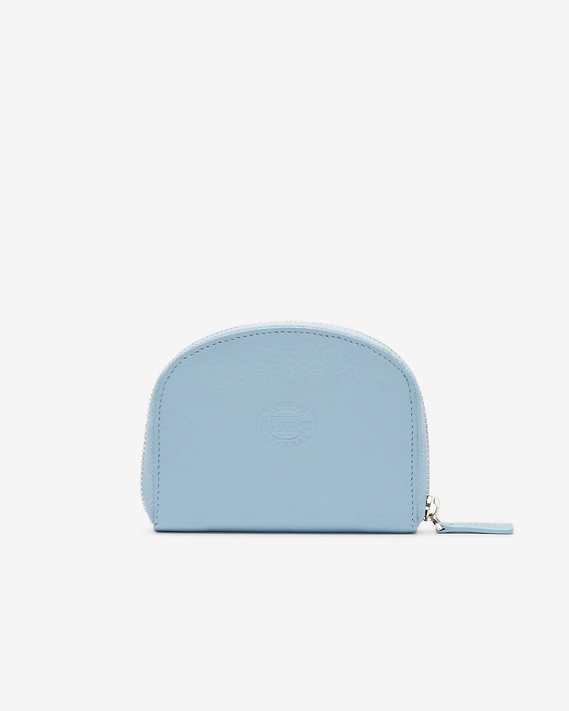 Portefeuille demi-lune en cuir Nuage