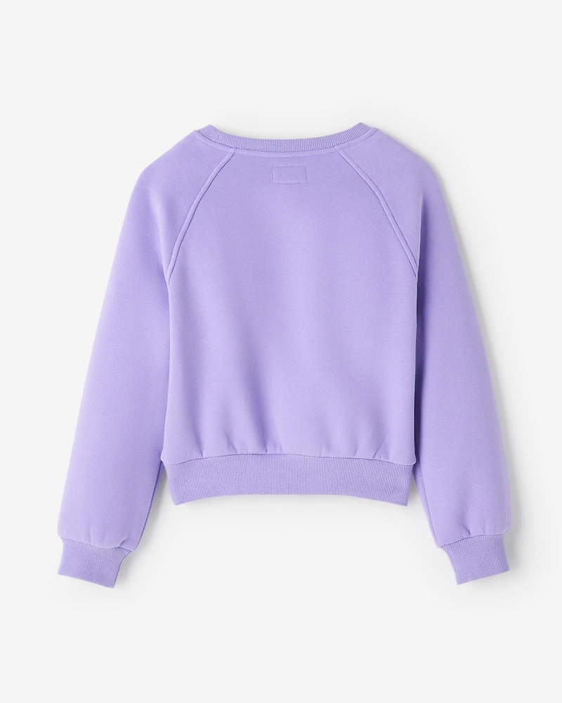 Girls Cloud Bubble Crew Sweatshirt