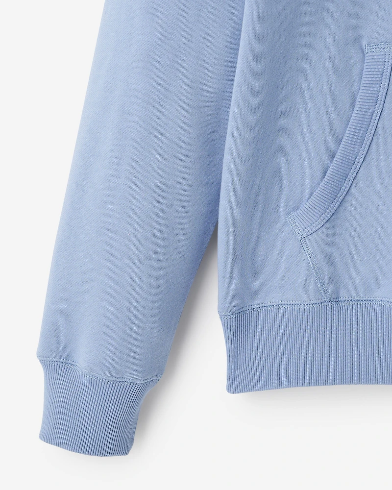 Chandail kangourou original à capuchon en coton bio