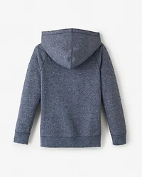 Chandail original à capuchon et glissière en coton bio pour enfants