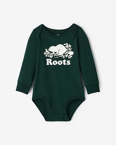Baby Organic Cooper Beaver Bodysuit