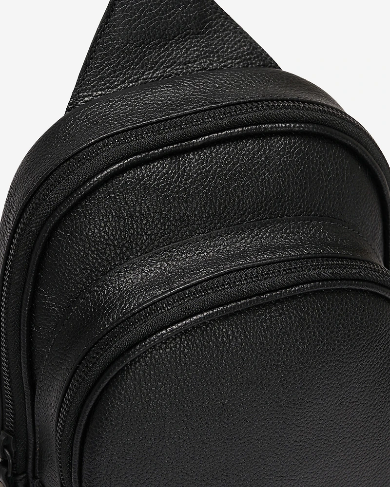 Grand sac à bandoulière Trinité en cuir Cervino