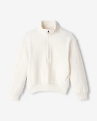 Chandail à demi-glissière en molleton Nuage pour filles