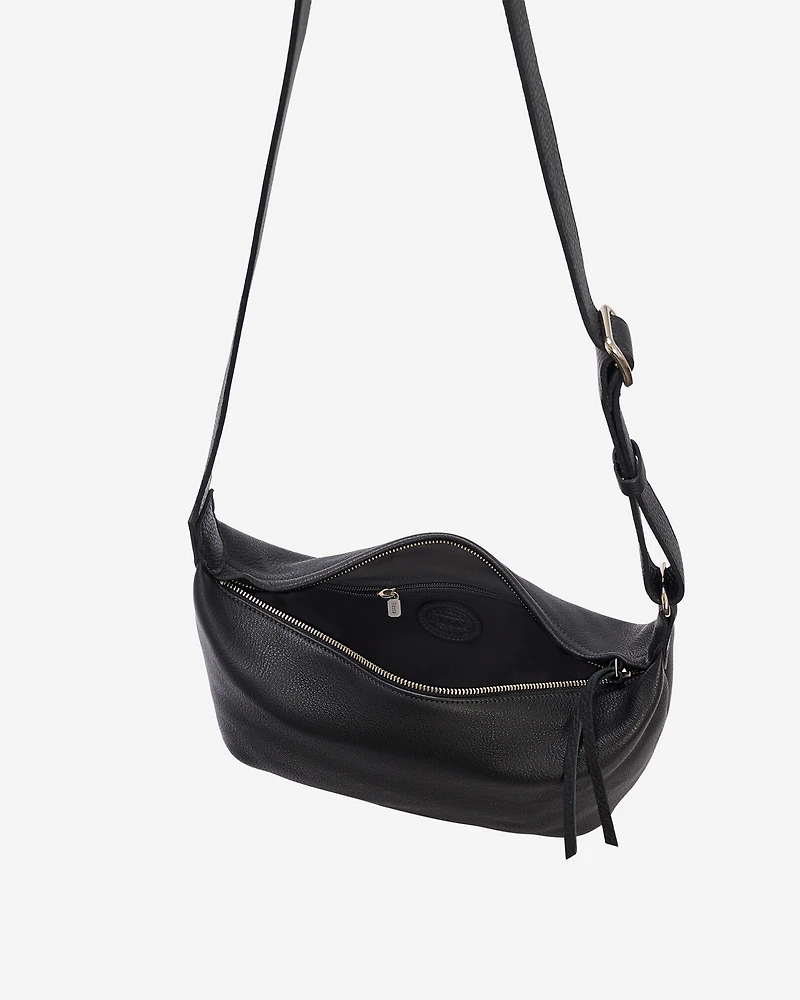 Sac croissant en cuir Nuage