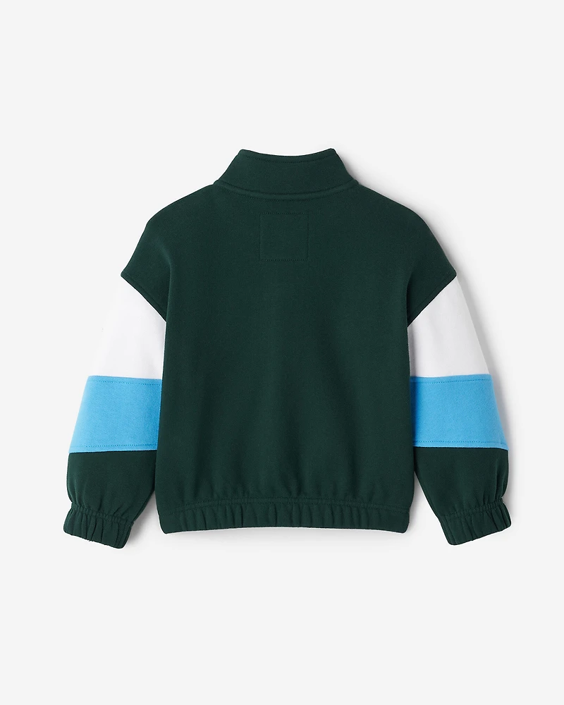 Blouson aux couleurs contrastantes en coton bio Cooper pour tout-petits