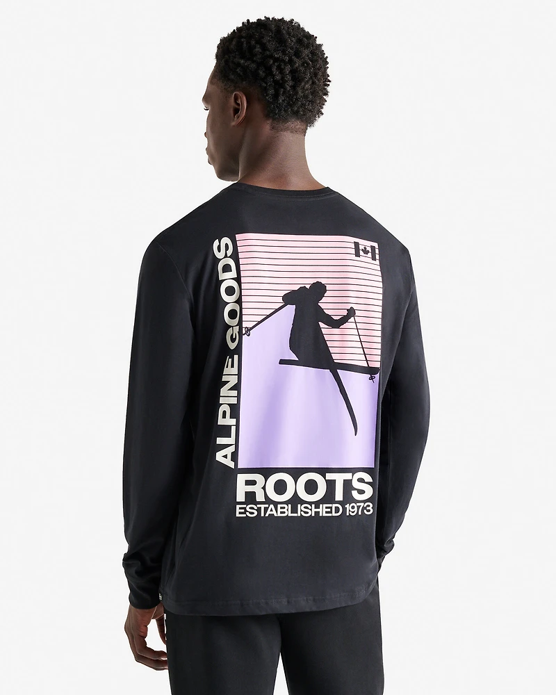 Mens Vintage Alpine Goods Long Sleeve T-Shirt