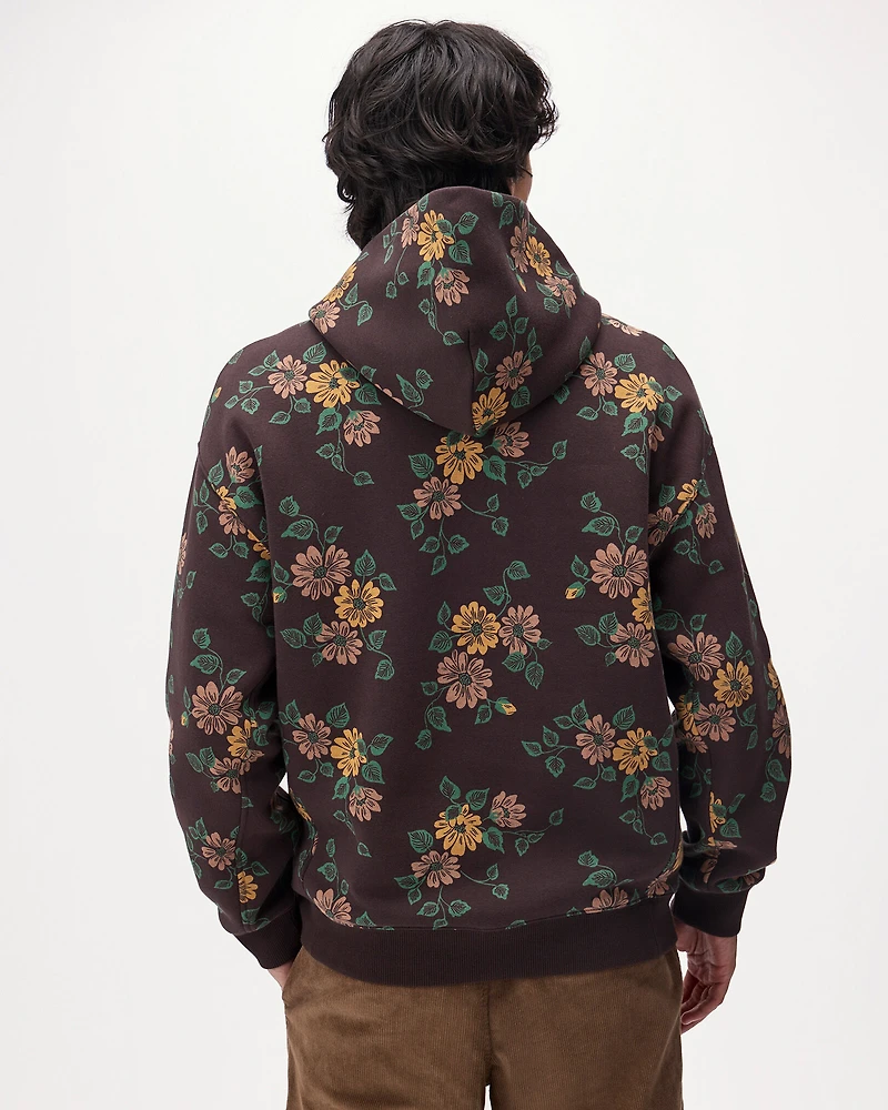 Floral Print Hoodie