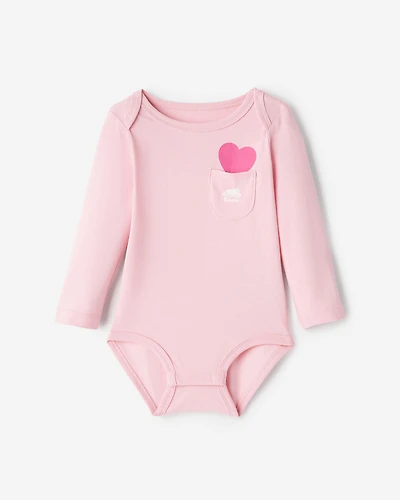 Baby Heart Pocket Bodysuit