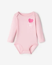 Baby Heart Pocket Bodysuit