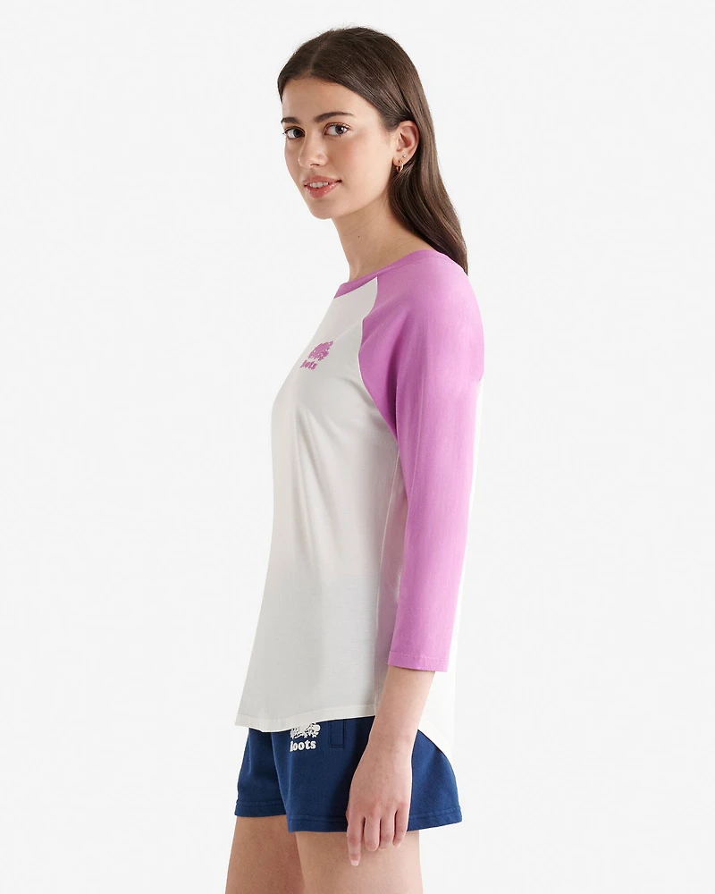 Womens Organic Cooper Baseball T-shirt