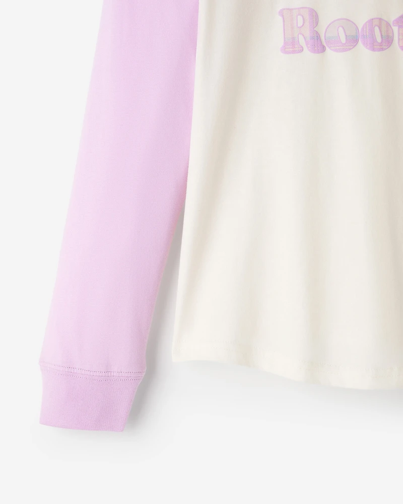 T-shirt style baseball à carreaux pour enfants