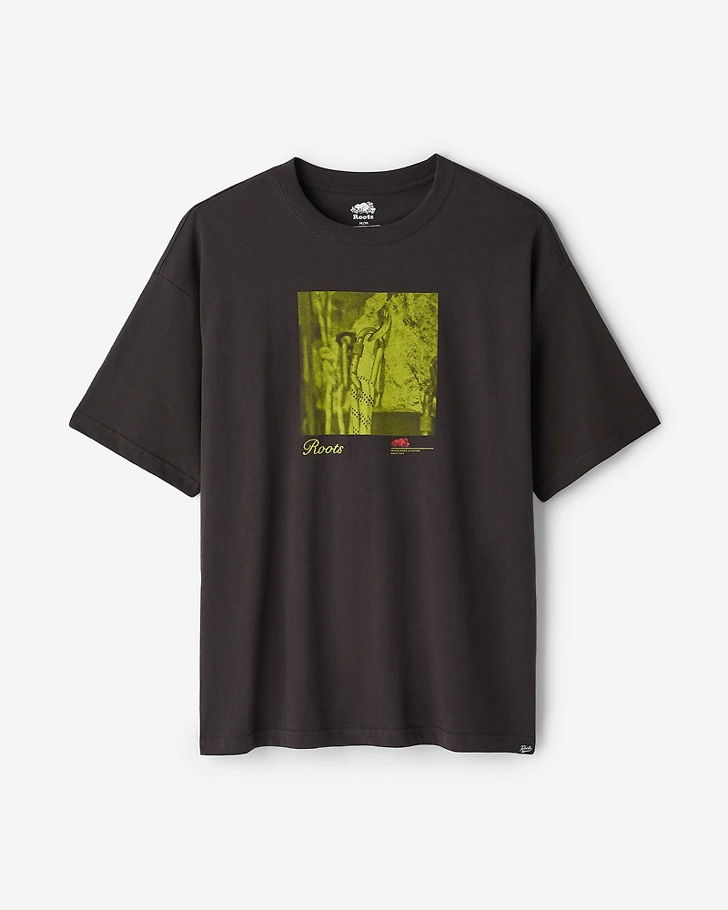 Mens Roots Photo Nature T-Shirt