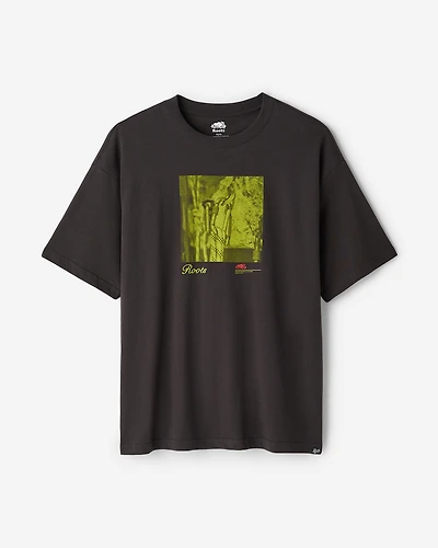 Mens Roots Photo Nature T-Shirt
