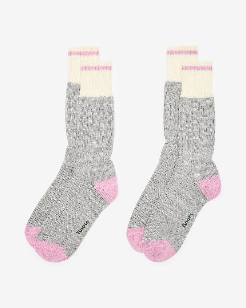 Adult Roots Warm Cabin Pop Sock 2 Pack