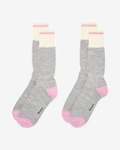 Adult Roots Warm Cabin Pop Sock 2 Pack