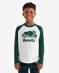 T-shirt style baseball Cooper en coton bio pour enfants