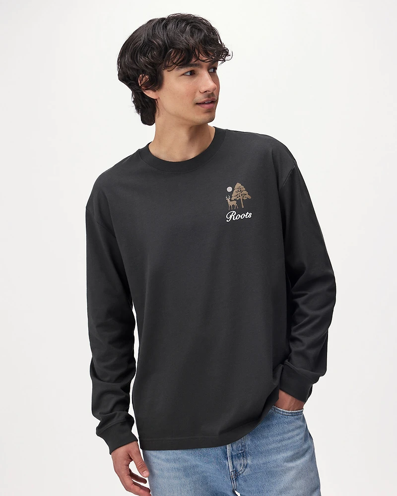Roots Patchwork Long Sleeve T-Shirt