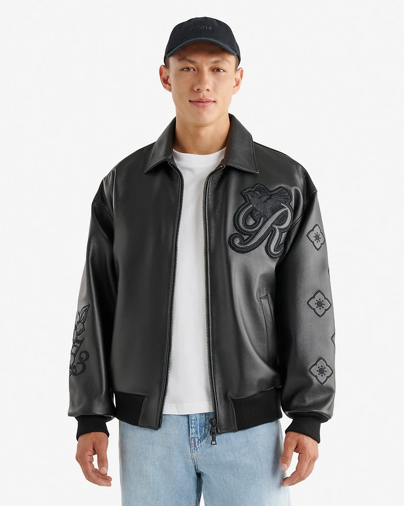 Blouson universitaire Signature Roots