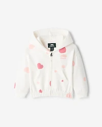 Baby Cozy Love Bear Zip Hoodie
