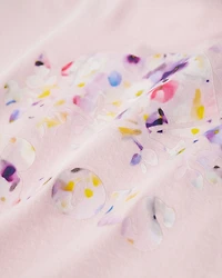 T-shirt ajusté à motif floral pour enfants