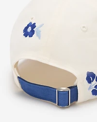 Casquette de baseball à motif floral