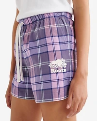Womens Plaid Pajama Short