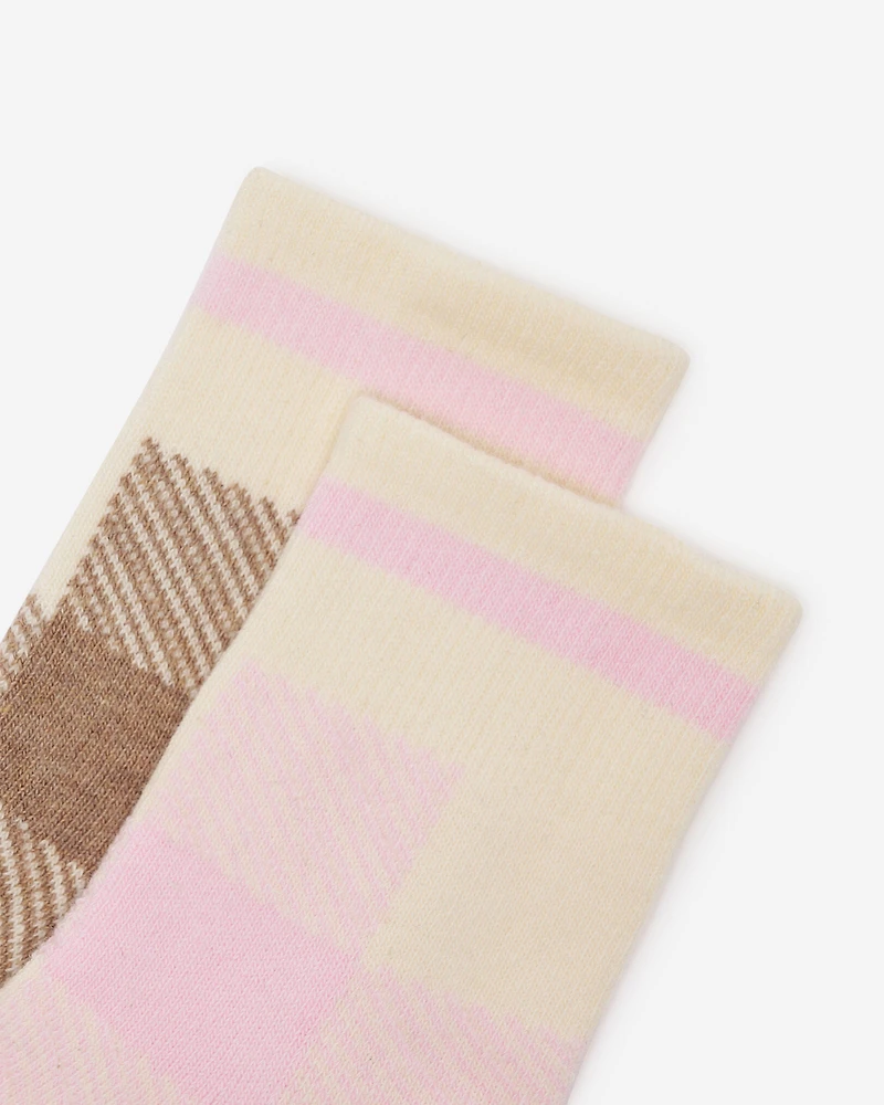 2 paires de chaussettes à carreaux Park pour adultes