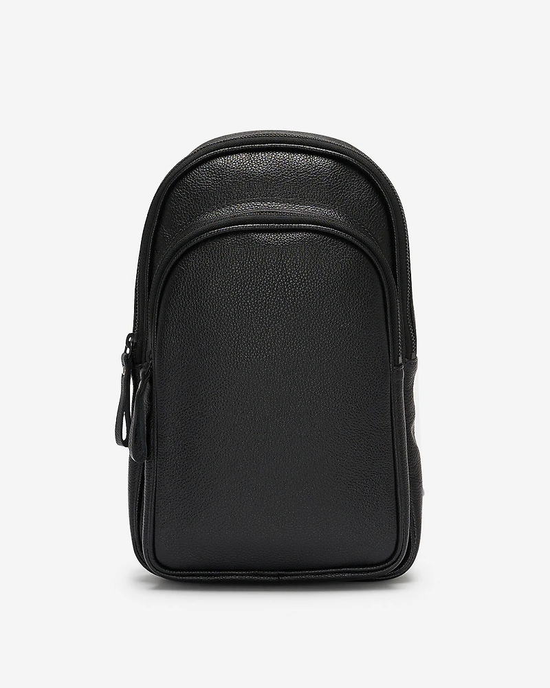 Grand sac à bandoulière Trinité en cuir Cervino