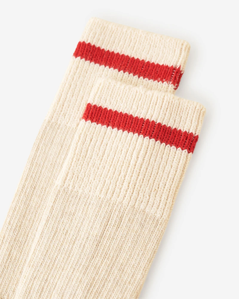 Adult Classic Cotton Cabin Sock 2 Pack