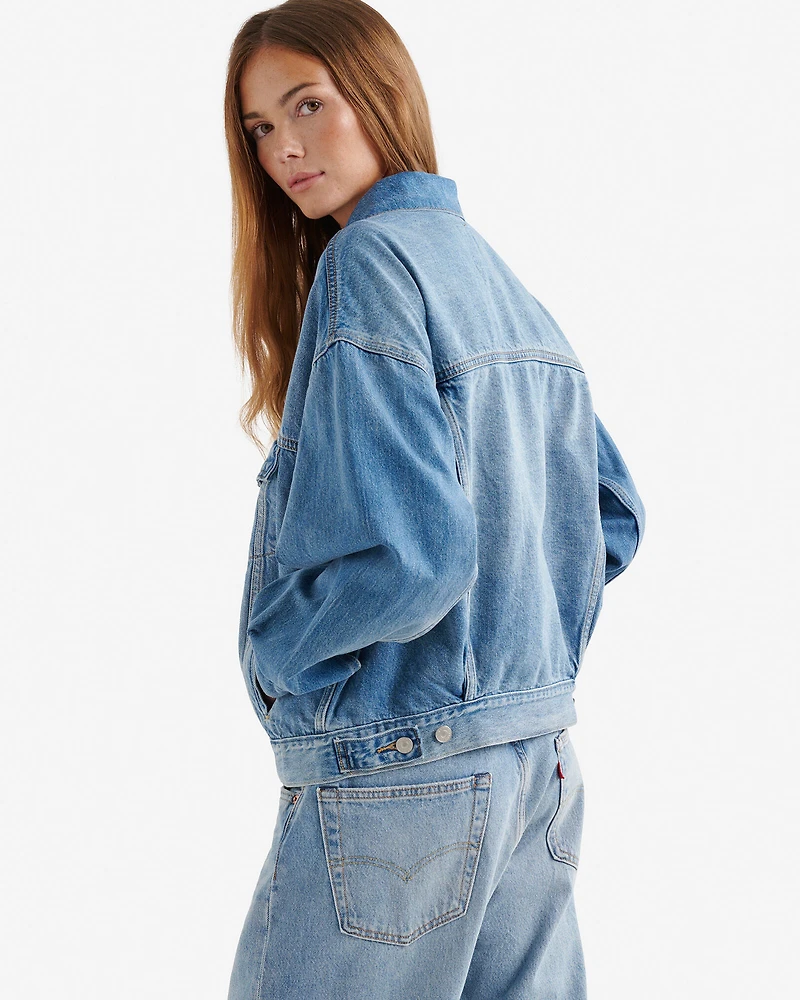 Veste en denim ample Levi’s années 90 pour femme