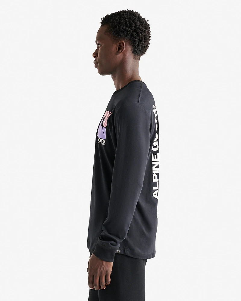 Mens Vintage Alpine Goods Long Sleeve T-Shirt