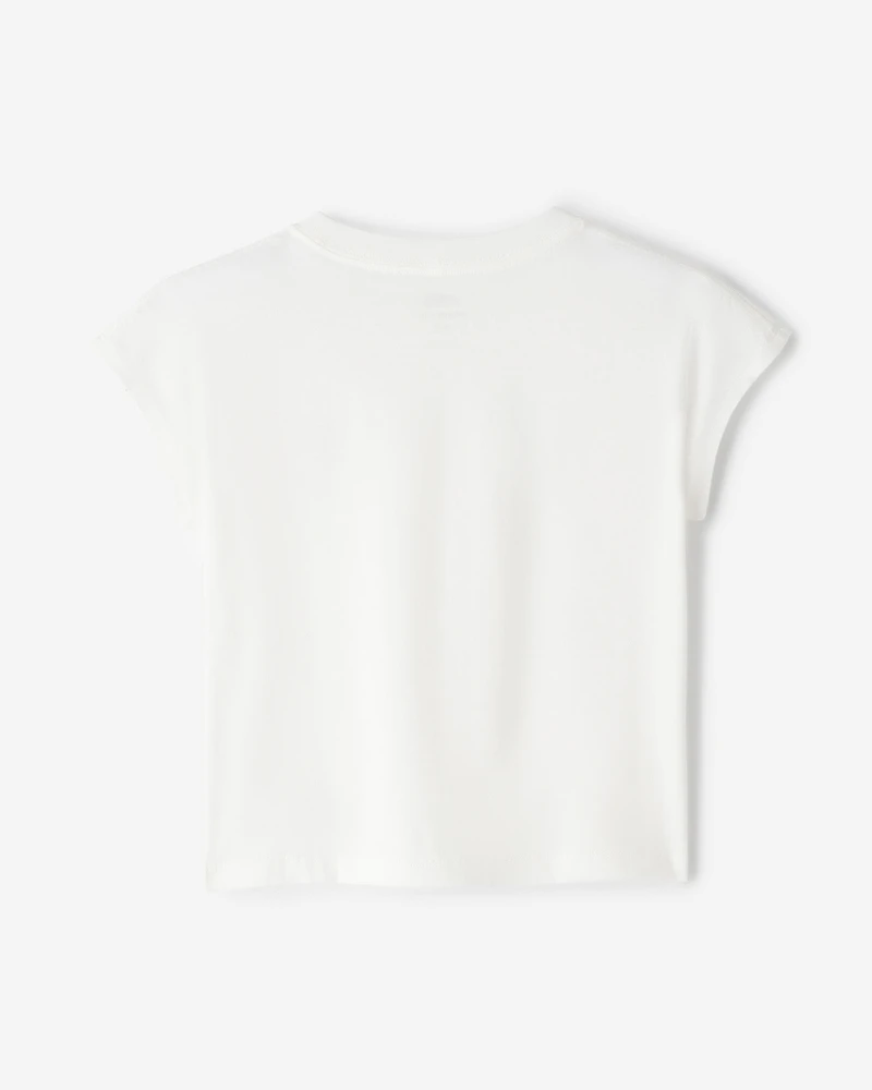 Girls Sleeveless Boxy T-Shirt