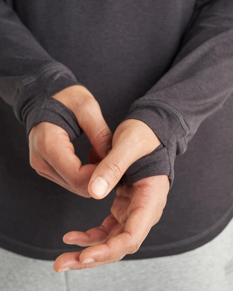 Chandail à glissière un quart Renew