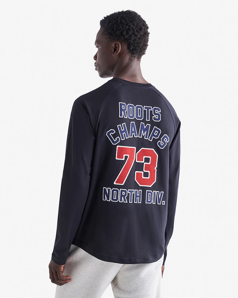 Mens 1973 Champs Raglan Long Sleeve T-Shirt