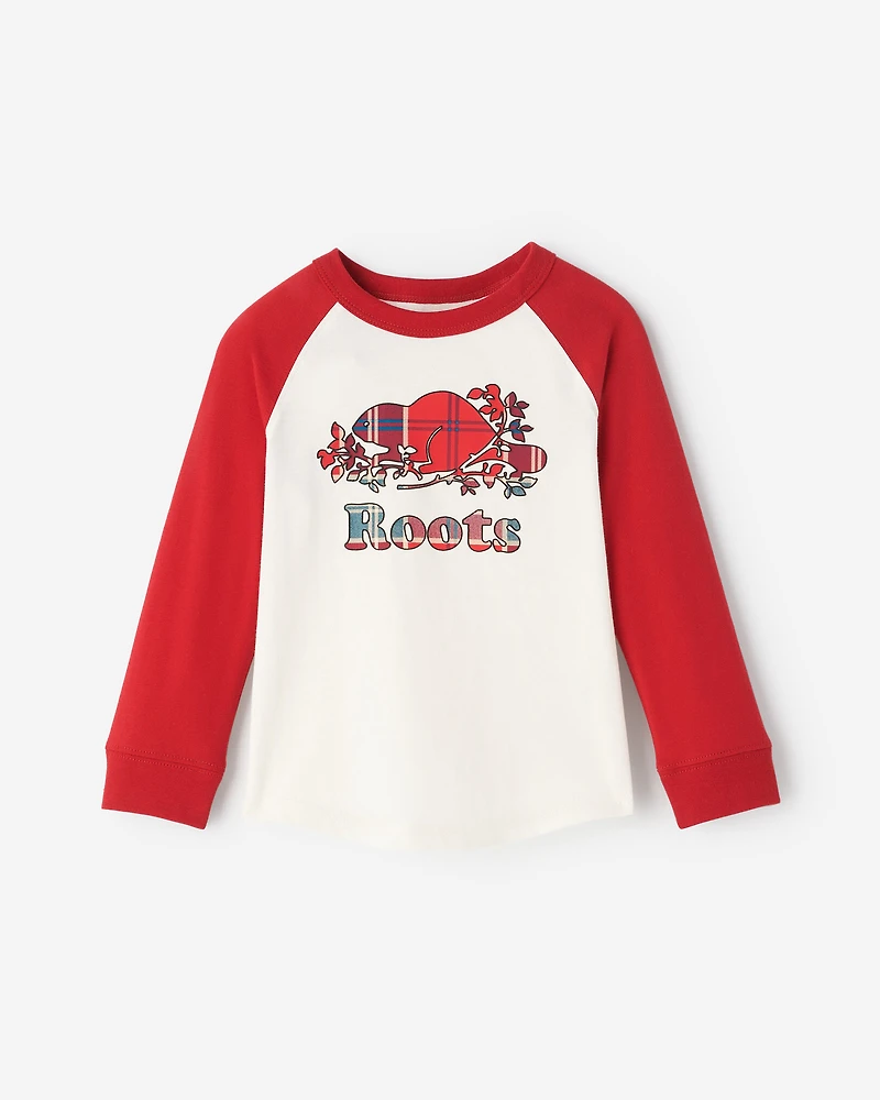 Toddler Plaid Baseball T-Shirt