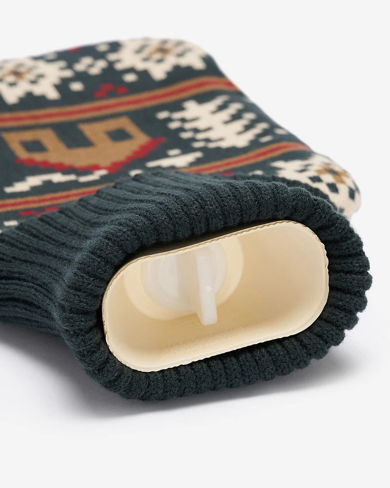 Winter Cabin Hot Water Bottle  