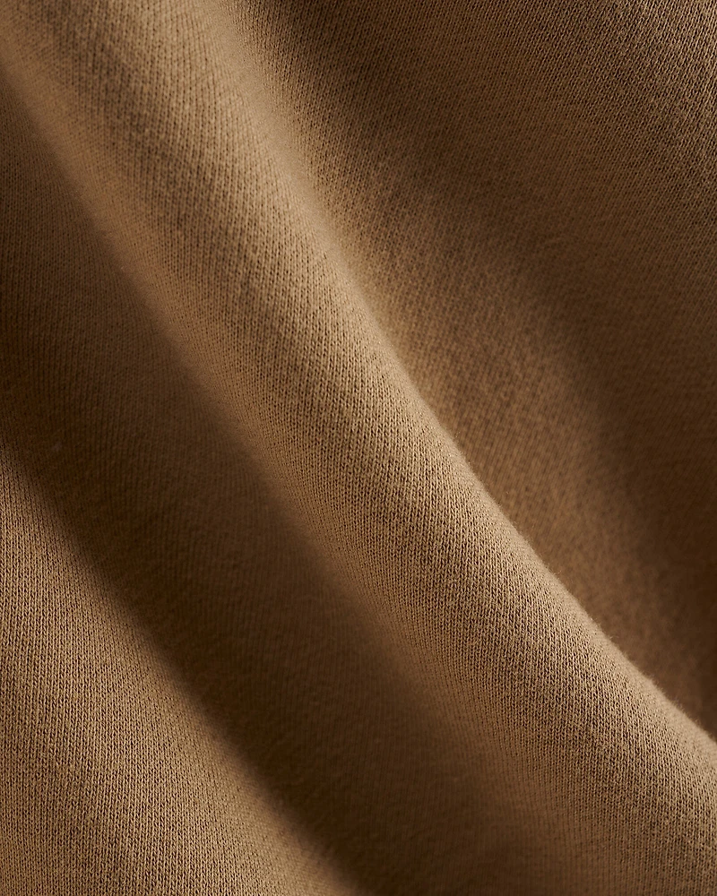 Chandail original à capuchon et glissière en coton bio